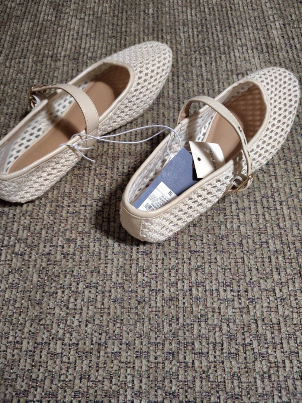Universal Thread Women's Sylvia Woven Mary Jane Ballet Flats wit Memory Foam 6.5 - Picture 5 of 7